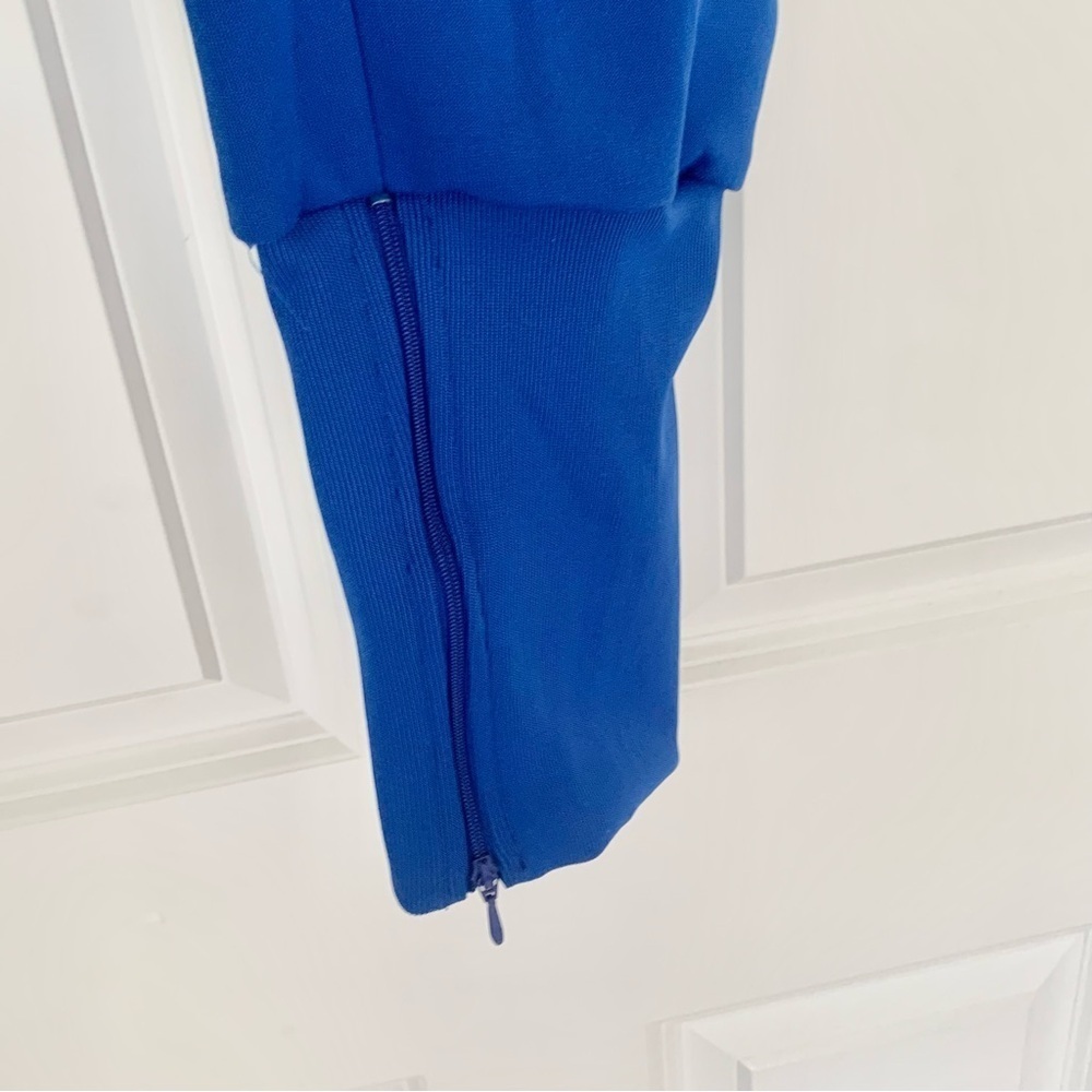 Adidas Men's XL Blue Soccer Joggers Track Pants Long Zipper Cuffs Practice - Picture 4 of 11